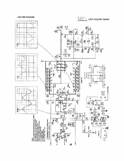 QSC Series USA 1300 Graph for repair